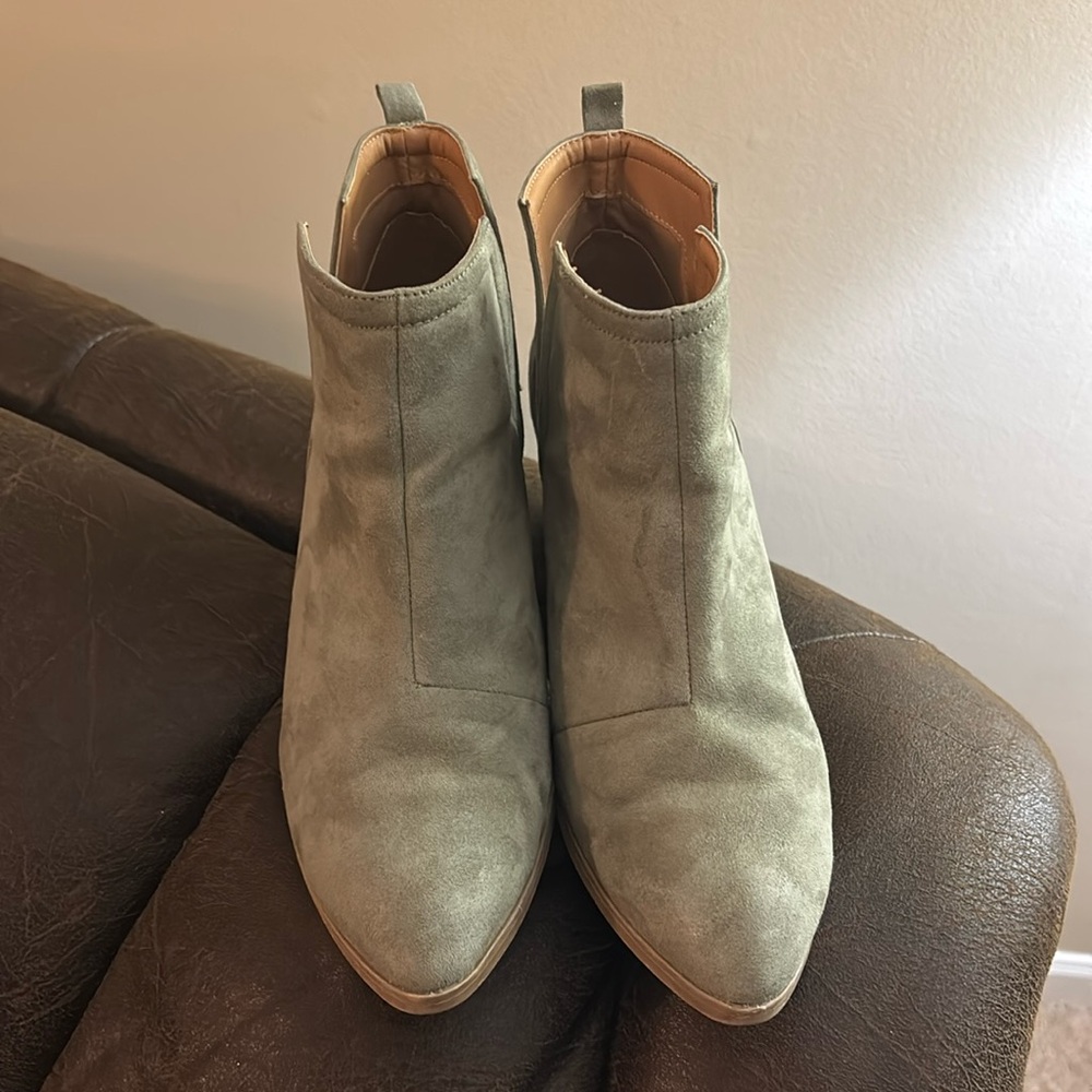 Green Booties - Picture 1 of 4